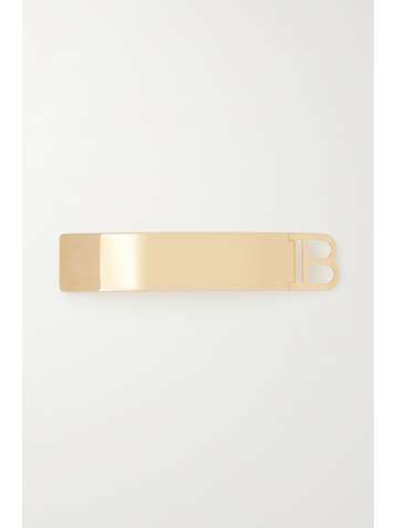 BALMAIN PARIS HAIR COUTURE Medium gold-plated hair clip
