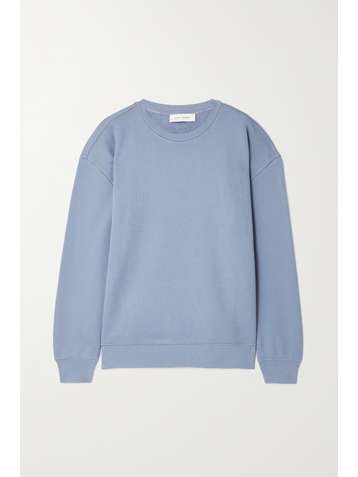 NINETY PERCENT + NET SUSTAIN Linda Sweatshirt aus Biobaumwollfrottee