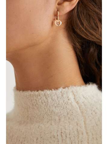 CHOPARD Boucles d'oreilles en or 18 carats (750/1000) et diamants Happy Diamonds
