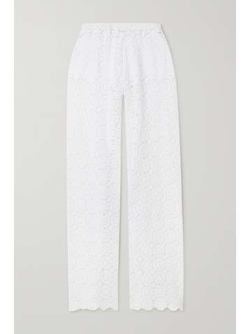 MIGUELINA Inez crocheted cotton pants