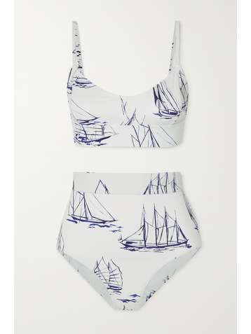 EMILIA WICKSTEAD Pia bedruckter Bikini