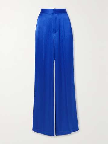 CHRISTOPHER JOHN ROGERS Pantalon large en satin