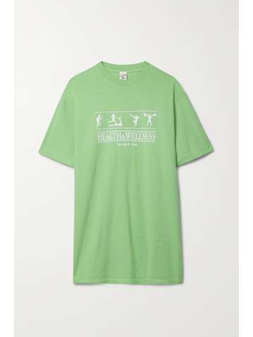 SPORTY & RICH T-shirt en jersey de coton imprimé