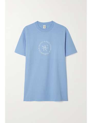 SPORTY & RICH T-shirt en jersey de coton imprimé SRHWC
