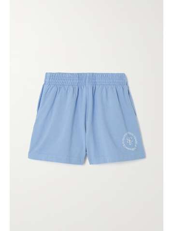 SPORTY & RICH Short en jersey de coton imprimé SRHWC