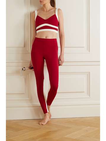 ERNEST LEOTY Florence zweifarbiges Oberteil aus recyceltem Stretch-Material