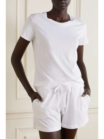 SKIN + NET SUSTAIN Carly organic Pima cotton-jersey T-shirt