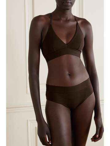 SKIN + NET SUSTAIN Hadlee stretch organic Pima cotton-jersey briefs