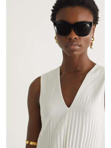 STELLA MCCARTNEY Cat-eye acetate sunglasses