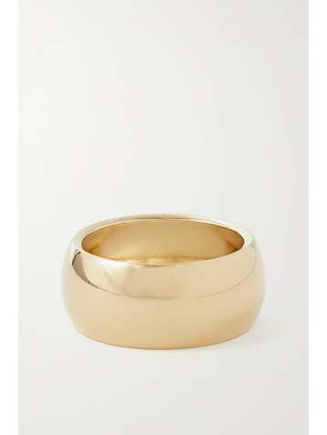 LAURA LOMBARDI + NET SUSTAIN Luna gold-tone ring