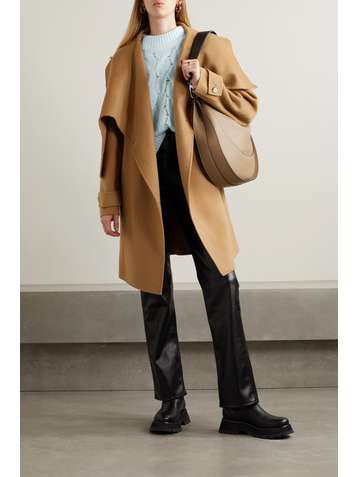 APIECE APART La Vid cable-knit cashmere and silk-blend sweater