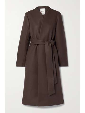 BITE STUDIOS Belted organic wool coat