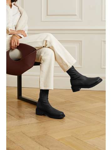 BY FAR Kah stretch-leather ankle boots