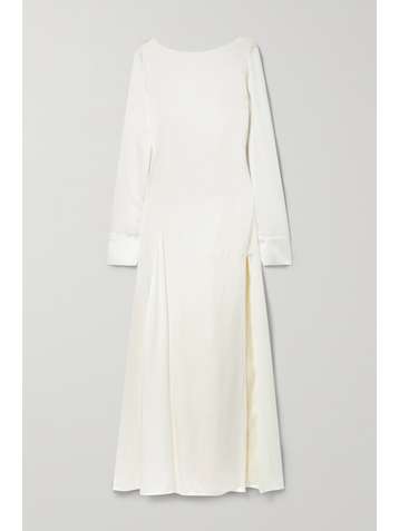 BITE STUDIOS Robe longue en satin de soie biologique Occasion