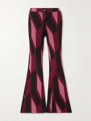 DIANE VON FURSTENBERG Pantalon évasé en jersey Deanne