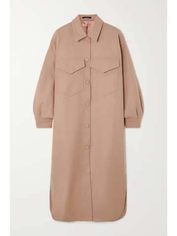 MOTHER OF PEARL Emma embellished wool coat