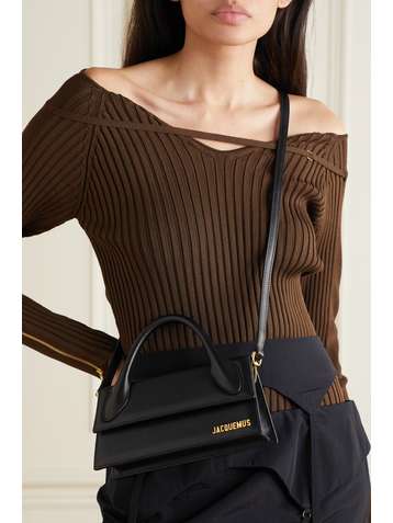 JACQUEMUS Le Chiquito Long Schultertasche aus Leder