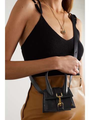 JACQUEMUS Le Chiquito Montagne mini leather tote