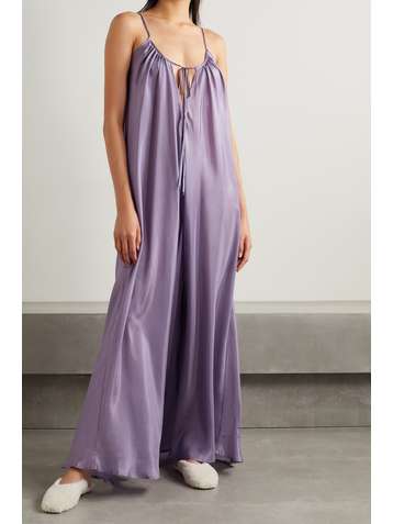 POUR LES FEMMES Paris silk-habotai nightdress