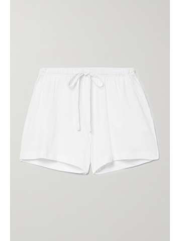 SKIN + NET SUSTAIN Casey organic Pima cotton-jersey shorts