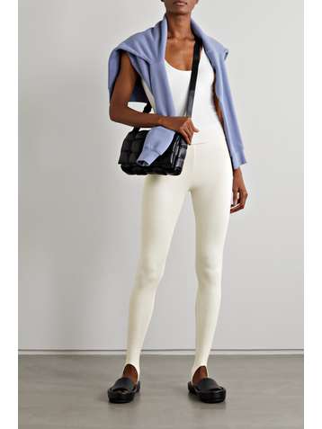 LESET Rio stretch-ponte stirrup leggings