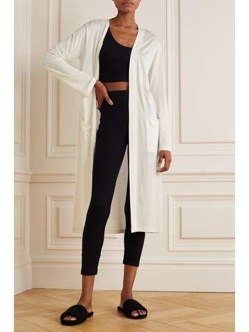 NINETY PERCENT + NET SUSTAIN Cardigan aus gebürstetem Tencel™-Jersey