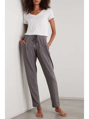 HANRO Pyjama-Hose aus Jersey aus einer Baumwoll-Modalmischung