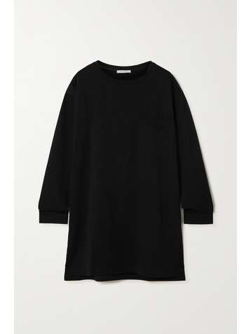 NINETY PERCENT + NET SUSTAIN Nachthemd aus Biobaumwoll-Jersey mit Stickerei