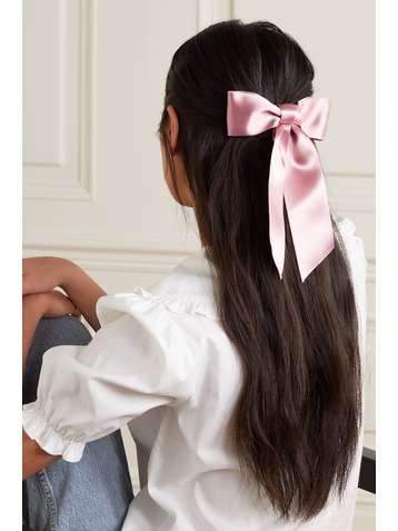 JENNIFER BEHR Barrette en satin de soie April