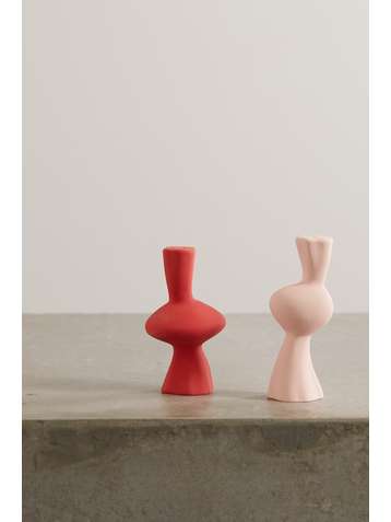 ANISSA KERMICHE Venus & Mercury ceramic salt and pepper shakers