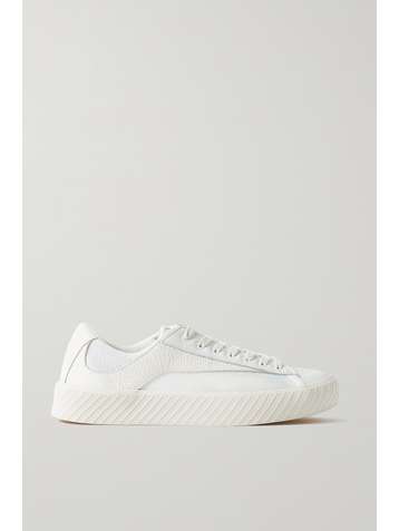 BY FAR Rodina Sneakers aus strukturiertem Leder und Mesh