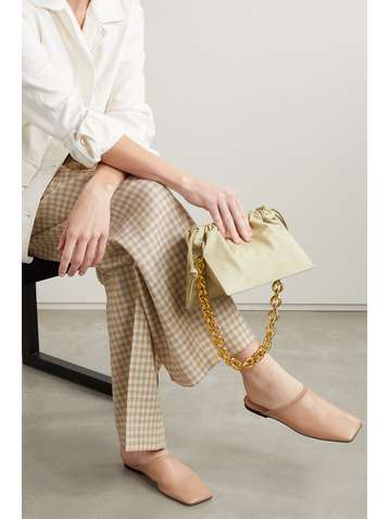 WANDLER Lola leather slippers