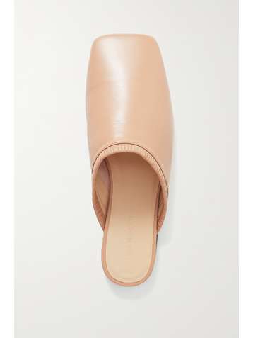 WANDLER Lola leather slippers