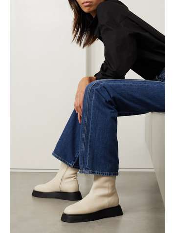 WANDLER Rosa leather ankle boots