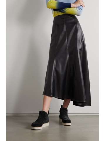 GABRIELA HEARST + NET SUSTAIN Harry Ankle Boots aus Veloursleder mit Shearling-Futter