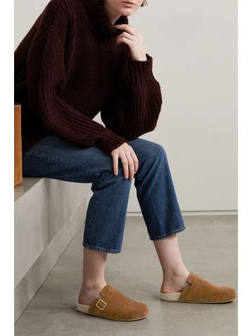 LOEFFLER RANDALL Jayden embellished suede clogs