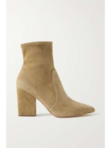 LOEFFLER RANDALL + NET SUSTAIN Isla suede ankle boots