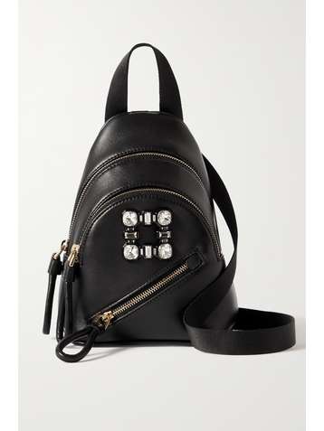 ROGER VIVIER Walky Viv mini crystal-embellished leather backpack