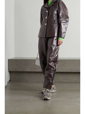 GANNI Blazer aus Leder