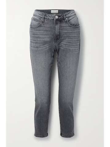SLVRLAKE + NET SUSTAIN Lou Lou mid-rise slim-leg jeans
