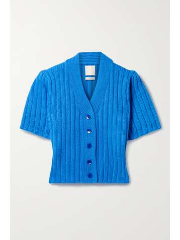 SUZIE KONDI Cardigan en cachemire côtelé