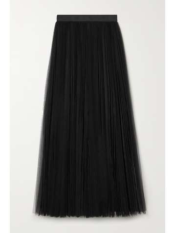 HUISHAN ZHANG Angela pleated tulle maxi skirt