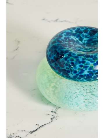 VANDEROHE CURIO + NET SUSTAIN Pebble Stack set of two glass dishes