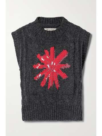 MERYLL ROGGE Intarsia wool-blend sweater