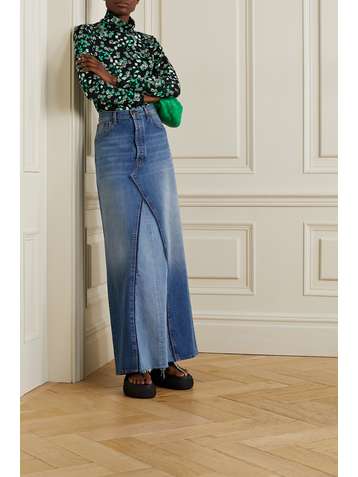 MERYLL ROGGE Floral-print tech-jersey turtleneck top