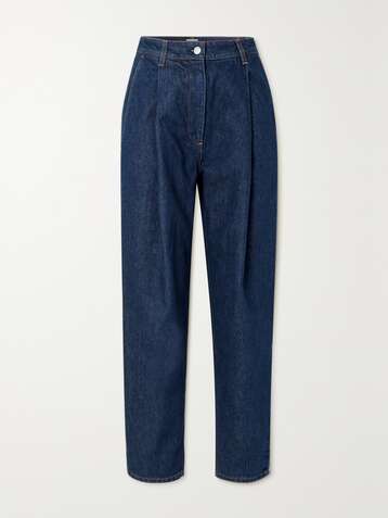 MAGDA BUTRYM Toteness pleated high-rise tapered jeans