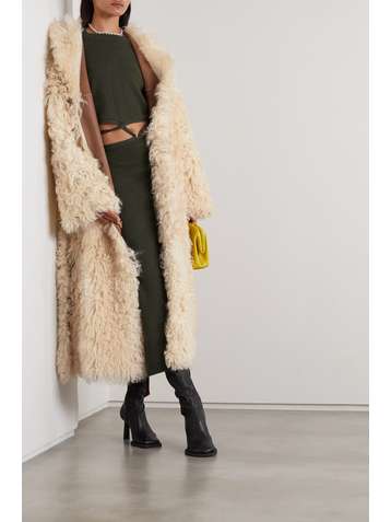 MAGDA BUTRYM Reversible belted shearling coat