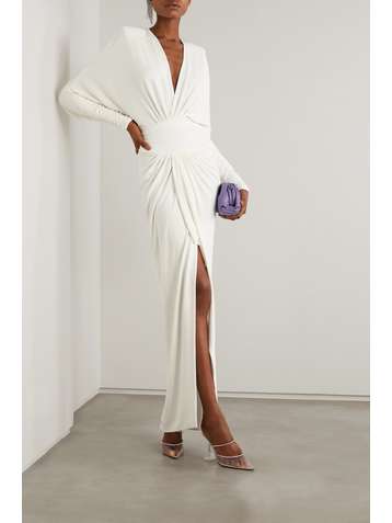ALEXANDRE VAUTHIER Robe du soir en jersey stretch à fronces