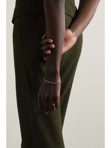 IRENE NEUWIRTH Classic Armband aus 18 Karat Gold mit Lapislazuli