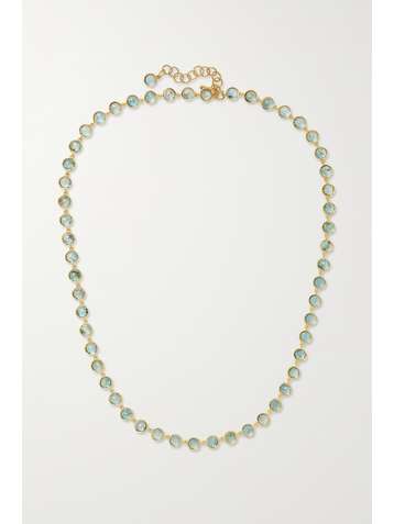 IRENE NEUWIRTH Kette aus 18 Karat Gold mit Aquamarinen